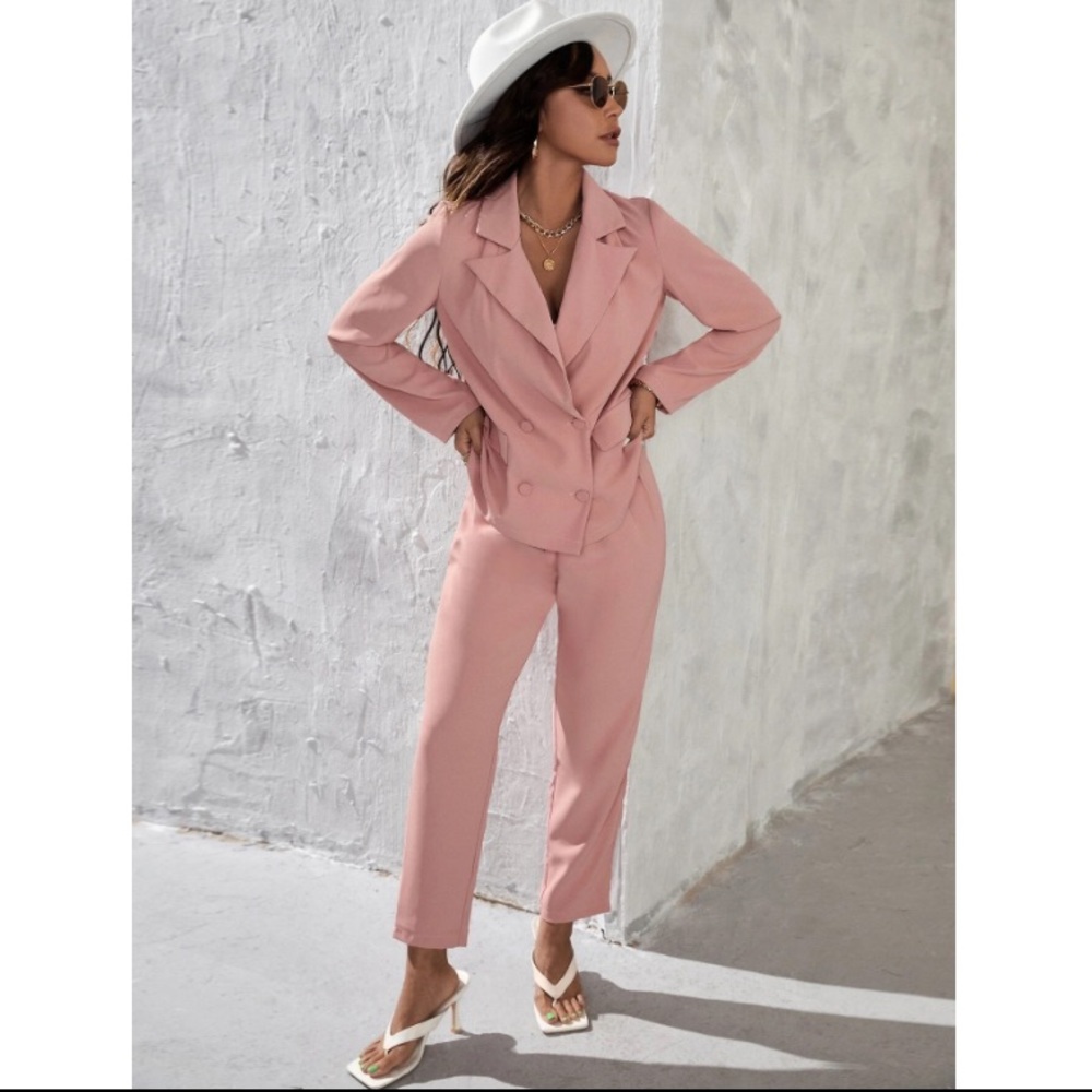 Dusty Pink Suit Set | NWOT | X-Small Petite